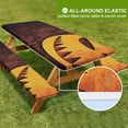thumbnail image 1 of WIZUTIZ Picnics Table Cover With Beachss Cover Three-piece Set Elastic Suit Tablecloth Camping Table Seat Cloth Outdoor Watertight Tablecloth Cover First Home Must Haves Novelty, 1 of 5