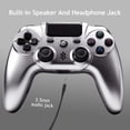 thumbnail image 5 of Wireless Controller Compatible with P4/P4 Slim/P4 Pro/Windows PC, Steel Black, 5 of 7