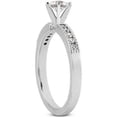 thumbnail image 2 of Pompeii 1ct Channel Set Diamond Engagement Ring Set 14k White Gold (G/H,I1-I2), 2 of 3