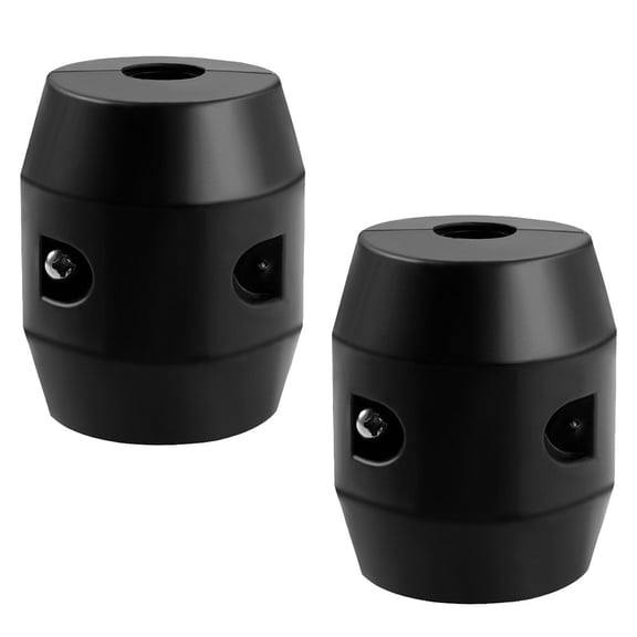 LEORX 2pcs Kitchen Sink Weight for Hose Plastic Black Pull Out Faucet Prevent Hose Retraction