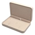 thumbnail image 1 of Caja de visualización del collar de terciopelo Sunnimix beige, 1 of 5