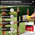 thumbnail image 2 of Water-Based Polyurethane Waterproof Coating, 500g Polyurethane Waterproof Coating, Water-Based Rust Removal Converter Metallic Paint (Gray), 2 of 6