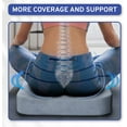 XL Orthopedic Seat Cushion Firm Memory Foam for Pain