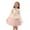 D254-Pink, variant on FYDUU Baby Toddler Girl Dress Girls Dresses Kids Dress With Cape And Satin For Girls Party Outfit Everyday Wear Casual Holiday Dresses 18-24 Months
