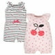 thumbnail image 1 of Gerber Romper set 2 piezas ropa verano niña overol algodón transpirable, 1 of 4