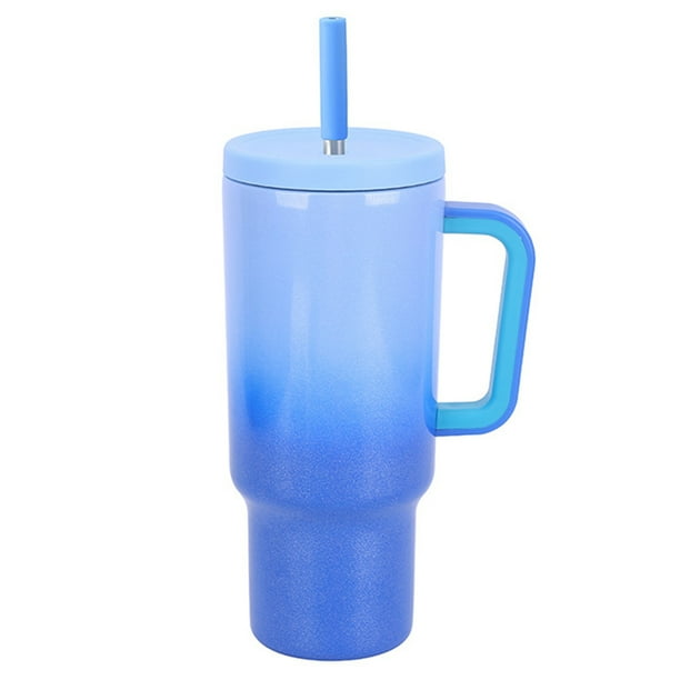 Botella Deportiva Portátil Paja 40oz Con Asa para Mujeres Y Hombres