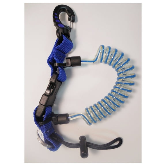 Marine Sports Snappy Coil Clip Blue