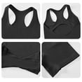 thumbnail image 5 of Viluyesy Womens Shaper Bodysuit, Seamless Support Tummy Control Tight Fit Butt Lifter Yoga Sport Shapewear Black S, 5 of 5