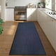 thumbnail image 2 of Granjero Gordo Alfombrilla de baño antideslizante de felpa mullida, accesorio de decoración para baño, 15 x 47 pulgadas (gris), 2 of 4