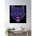 thumbnail image 2 of Celtic Wolf Poster Wall Art, Modern Wall Decor For Living Room Bedroom, 24x36 UNFRAMED, 2 of 3