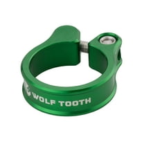 Wolf Tooth Seatpost Clamp - 28.6mm, Aluminum, 11mm Clamping M5 Bolt, Green