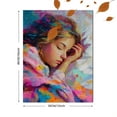 thumbnail image 3 of Qisvanset Toile Murale de Peinture à l'Huile Colorée et Rêveuse pour Fille 15,75 X 11,81 Pouces, 3 of 8