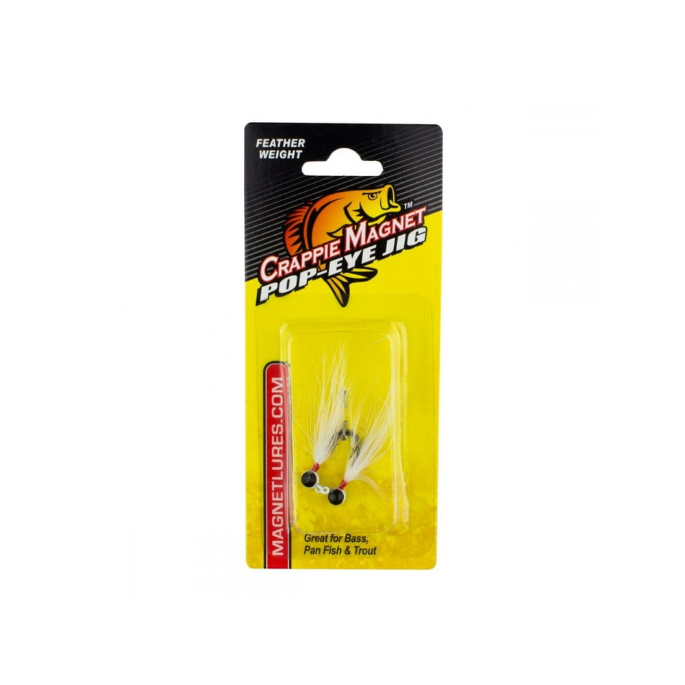 Leland Lures Crappie PopEye Jig 1/46 oz White, 87496 Walmart
