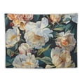 thumbnail image 5 of GOSMITH White peony Print Tapestry Fashion Wall Hanging Funny Home Decoration For Dorm Living Room Bedroom Painting, 5 of 6