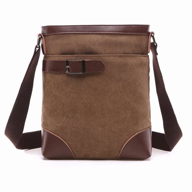 Bolso bandolera de lona con bandolera para hombre