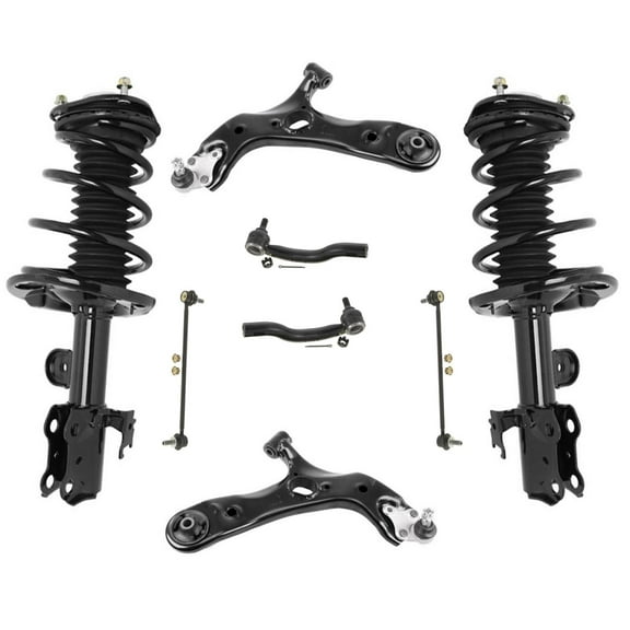 Front Complete Struts Tie Rods Control Arms Ball Joints for Scion TC 2011-2016