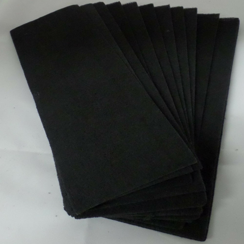 (12 Pack) Furnace Floor Register Vent Charcoal Carbon Filters 4" x 12