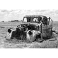 thumbnail image 2 of Vintage Photo Archive 18x13 Black Modern Framed Museum Art Print Titled - Vintage Car in Field, 2 of 4