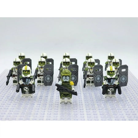 Star Wars Commander Doom's Squad Clone Troopers Custom Minifigures Set, 13 Pcs Gift for Kids Fans of Star Wars Building Toys