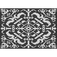 thumbnail image 1 of Ahgly Company Machine Washable Indoor Rectangle Transitional Charcoal Black Area Rugs, 5' x 7', 1 of 7