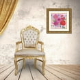thumbnail image 3 of Zaman, Farida 26x26 Gold Ornate Wood Framed with Double Matting Museum Art Print Titled - Floral Burst I, 3 of 4