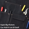 thumbnail image 5 of Rubinzhi Tool Aprons with Pockets, Wood Working Accessories, Woodworker Gifts for Carpenter Men, 5 of 7