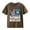 Brown, variant on XUELUO Boys Shirts & Tops Kids Summer Back To School Letter Print Round Neck Short Sleeve Elastic Casual Comfortable Tops T-Shirts Streetwear,Black,6-7 Years