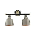thumbnail image 2 of Vanity Art 2-Lights Wall Sconce Lighting Vintage Industrial Indoor and Outdoor Light Fixture Wall Mount Lamp Bath Sconce for Farmhouse, Bedroom, Bathroom Vanity, Living Room BA208-2BK-AB-DG, 2 of 3