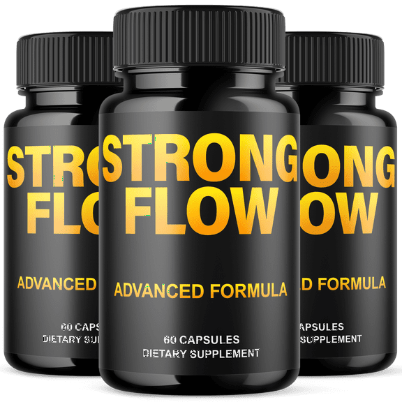 Strong Flow Advanced Formula Pills Max Strength Wellness Support Supplement StrongFlow 180 Capsules