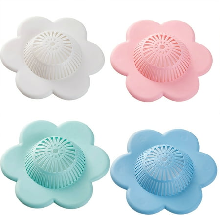 

Flower-Shaped Sink Filter Multifunctional Floor Drain Cover Hair Catcher Mix Color