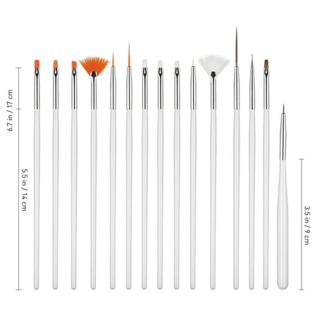 

15 Pcs Cake Ice CoCo Decorating Painting Brushes Pen Fondant Sugar Craft Clay DIY Tools Set
