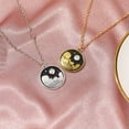 thumbnail image 5 of HOOUN Vintage Boho Sun Moon Pendant Necklace Clavicle For Elegant Women Zircon Jewelry-01#Gold Sun Moon, 5 of 8