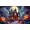 1C, variant on Haunted House Halloween Theme Spooky Decoration Jack-O-Lantern Design Bat Decoration Creepy Background for Halloween Party Kids Event Festive Decoration