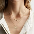 thumbnail image 3 of Gold Layered Necklaces for Women, Dainty 14K Gold Plated Pendant Necklace and Choker Necklaces for Women, 3 of 4