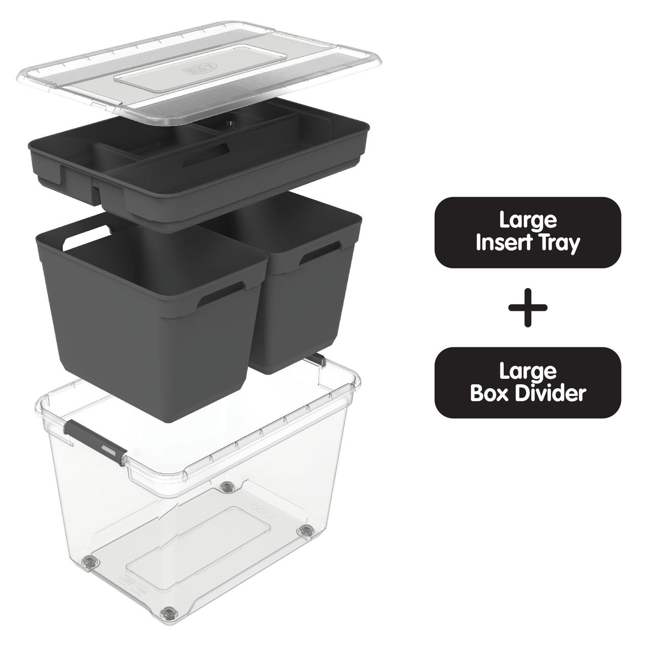 Ezy Storage Solutions Plus, Large Box Dividers, 8 Pack