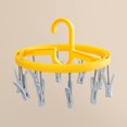 thumbnail image 1 of Foldable Hanger with Clips Non-slip Laundry Hangers for Household Accessories(3#), 1 of 10