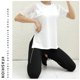 thumbnail image 4 of Hukapapa Camiseta de manga corta para mujer, secado rápido, atlético, para correr, entrenamiento, yoga, rendimiento, blanco, M,, 4 of 6