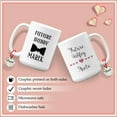 thumbnail image 6 of GIFAMI Personalized Wedding Gifts, Gift Ideas for Couple Hubby Wifey Bride Groom Newlyweds Bridal Shower Wedding Set of 2 Coffee Mug (Future Hubby and Future Wifey, 11oz. Black Mug), 6 of 7