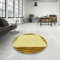 thumbnail image 4 of Ahgly Company Machine Washable Indoor Rectangle Transitional Dark Golden Rod Brown Area Rugs, 2' x 3', 4 of 7