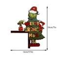 thumbnail image 3 of Adornos navideños del Grinch Kagetolytai para chimeneas interiores decoraciones para puertas, 3 of 3
