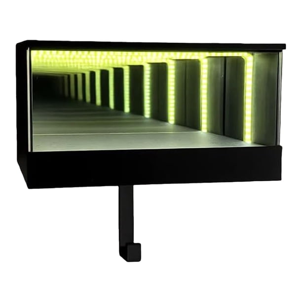 Llavero Infinity Garage con luz LED, organizador de llaves con efecto túnel 3D, regalo creativo para amantes de los coches y entusiastas del automóvil