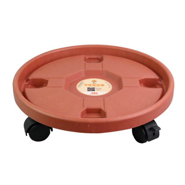 Soporte para plantas rodante para macetas con ruedas bloqueables, macetero con ruedas, platillo para Diámetro exterior 40 cm.
