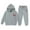 1#Grey, variant on Tiijoy Toddler Girls Outfits Cherry Print Long Sleeve Pullover Hoodie Sweatpants Sweatsuit