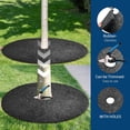 thumbnail image 1 of Royalbelle 6 PC 30 Inch Rubber Tree Mulch Ring, Root Barrier Landscaping Mat, 1 of 6