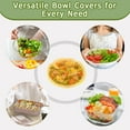 thumbnail image 2 of 300pcs Elastic Food Storage Covers Dust-Proof Protectors PE Stretch Plastic Bowl Covers for Family Outdoor Picnic, 2 of 6