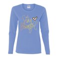 thumbnail image 2 of Wild Bobby, Stay Beautiful Positivity Quote Saying Pop Culture Womens Graphic Long Sleeve T-Shirt, Light Blue, X-Large, 2 of 3