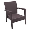 thumbnail image 1 of Compamia Miami Resin Club Chair in Brown, 1 of 10