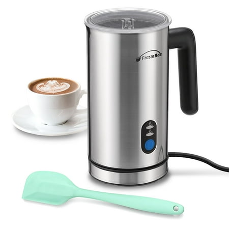 

Milk Frother 300ml / 150ml Automatic Electric Stainless Steel Milk Foam Maker Automatic Hot and Cold Milk Frother for Latte Foam Maker for Coffee Cappuccino Heater with Strix Control 120V