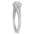 thumbnail image 2 of SZUL Women's 1/2 Carat TW Diamond Engagement Ring in 10K White Gold (J-K-L Color, I2-I3 Clarity), 2 of 3