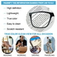 thumbnail image 3 of OCCI CHIARI Wide Reading Glasses Men Large Head Readers Durable Spring Hinge 1.0 1.25 1.5 1.75 2.0 2.25 2.5 2.75 3.0 3.5 4.0 5.0 6.0 (Black,1.50), 3 of 6